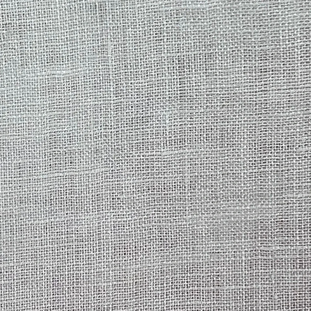 Muji Mens XL White 100% Linen Button Down Shirt 3/4 Sleeve Minimalist Coastal